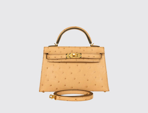 Hermès Mini Kelly II 20 Tabac Camel