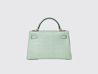 Hermès Mini Kelly II Vert d’Eau back view