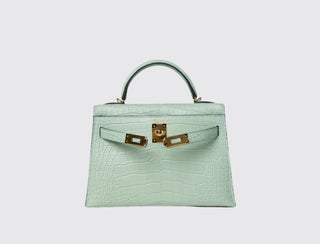 Hermès Mini Kelly II Vert d’Eau side view