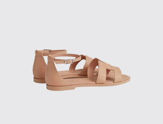 Hermès Santorini Sandal Beige Perlino back view