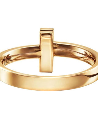 Tiffany T1 Ring Yellow Gold detail view