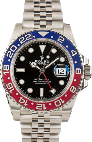 Rolex GMT-Master II Pepsi front view
