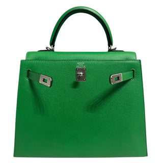 Hermes Kelly 25 Bambou view