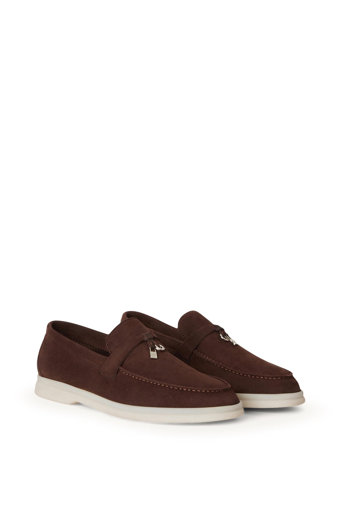 Loro Piana Summer Charms Loafer Deep Kummel, front pair view