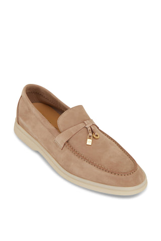 Loro Piana Summer Charms Loafer Nougat, side view