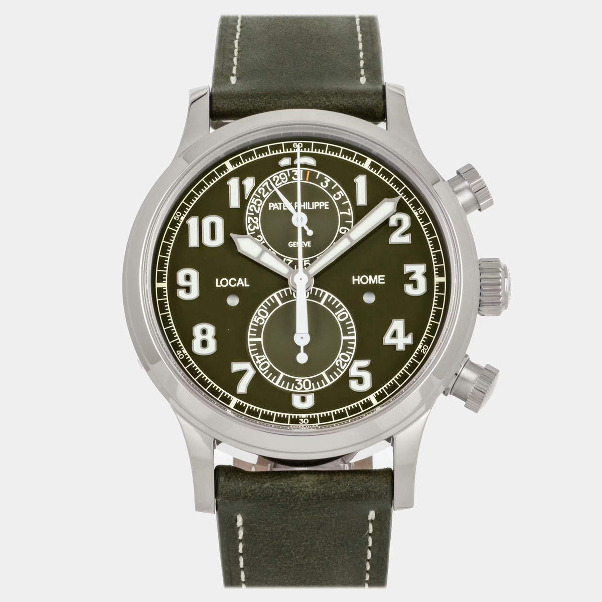 Patek Philippe Calatrava Pilot Travel Time Chronograph 5924G-010 view