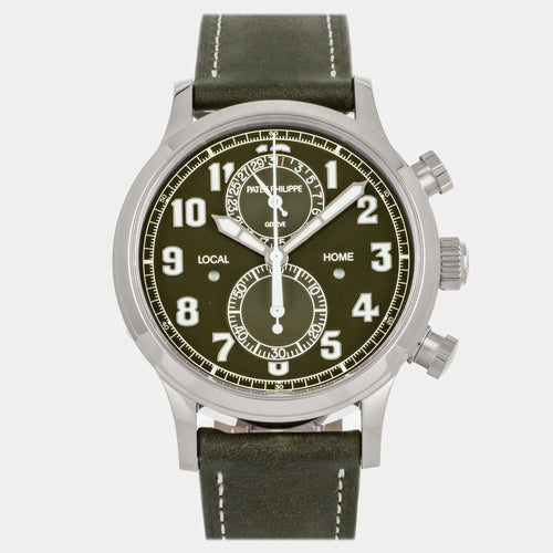 Patek Philippe Calatrava Pilot Travel Time Chronograph 5924G-010