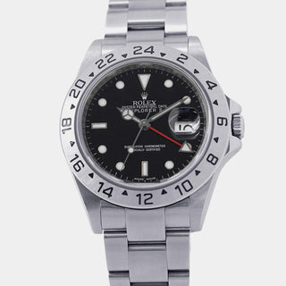Rolex Explorer II 16570 Black Dial view