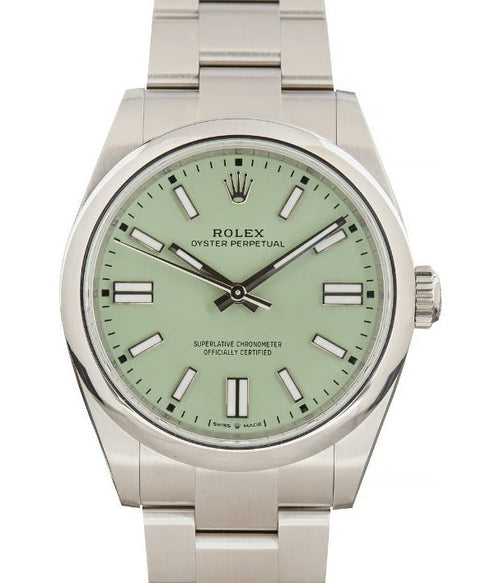 Rolex Oyster Perpetual 41 Pistachio Green